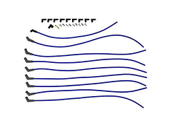 9MM SPARK PLUG WIRE SETS - "FORD RACING"