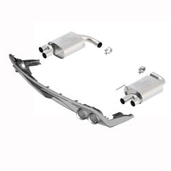 2015-2017 MUSTANG 2.3L ECOBOOST SPORT MUFFLER KIT WITH GT350 EXHAUST TIPS AND LOWER VALANCE