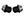M12 X 1.5 BLACK LUG NUT VEHICLE KIT (20)