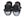 M14 X 1.5 BLACK LUG NUT VEHICLE KIT (24)